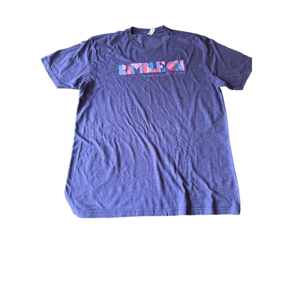Rambleion Juicy IPA Starr Hill Brewery Purple Short Sleeve‎ T Shirt Size X Large